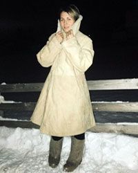 Женщина в бекеше